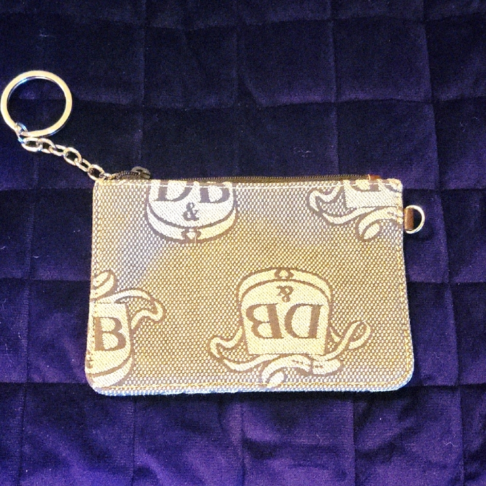 Dooney & Bourke Tan Key & Card Holder